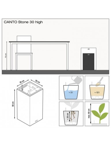 CANTO Stone High, vaso di design
