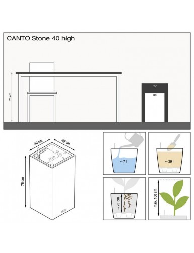 CANTO Stone High, vaso di design