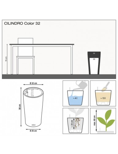 Vaso CILINDRO Color, ideale sia per interni che esterni