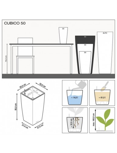 Vaso elegante CUBICO Premium