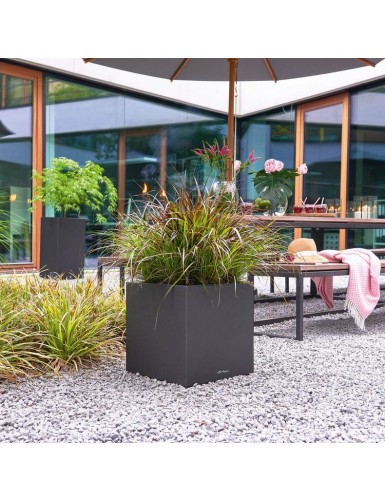 Vaso CANTO Stone Low, linee essenziali