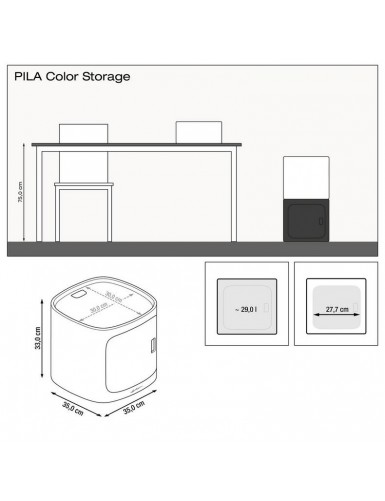 PILA Color Storage, il modulo per riporre oggetti