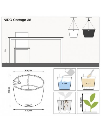 Fioriera pensile NIDO Cottage